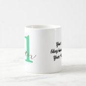 Eleventh 11 Year Anniversary with Personalization Kaffeetasse (Mittel)