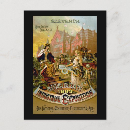 Eleventh Cincinnati Industriemesse Postkarte (Vorderseite)