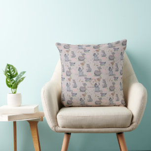"Eleze Elephant & Polka Hen" Kissen