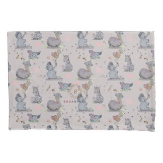 "Eleze Elephant & Polka Hen" Kissenbezug