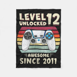 Elf 11-jähriger Geburtstag Junge Lustiger Gamer 11 Fleecedecke