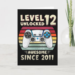 Elf 11-jähriger Geburtstag Junge Lustiger Gamer 11 Karte