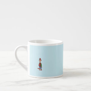 Elf Achtung blauer Espresso Tasse