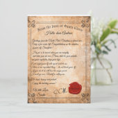 Elf Adoption Brief von Santa Einladung (Stehend Vorderseite)