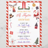 Elf-Adoption-Zertifikat Adoptierte ein Elf Weihnac (Vorderseite)