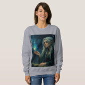 Elf Altes Irland unter dem Nachthimmel Sweatshirt (Vorne ganz)