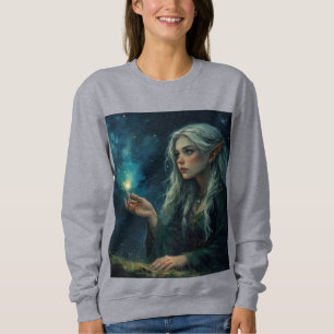 Elf Altes Irland unter dem Nachthimmel Sweatshirt