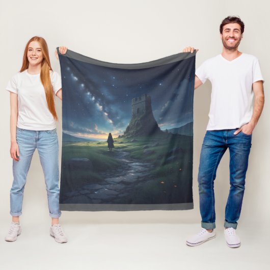 Elf Ancient Ireland Nachthimmel Fleece-Decke Fleecedecke (Beispiel)