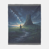 Elf Ancient Ireland Nachthimmel Fleece-Decke Fleecedecke (Vorderseite)