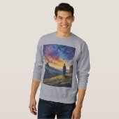Elf Ancient Ireland Under the Night Sky Sweatshirt (Vorne ganz)