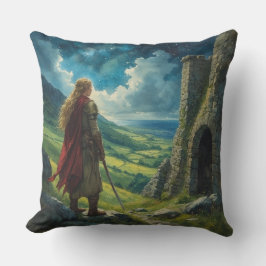 Elf Ancient Ireland Under the Sky Pillow Kissen