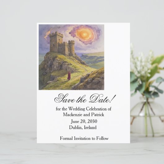 Elf Ancient Ireland Under the Sky, Save the Date (Stehend Vorderseite)