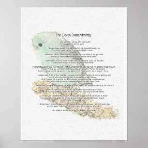 Elf Anforderungen der Parrotlets Poster