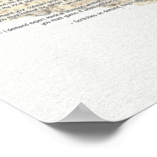 Elf Anforderungen der Parrotlets Poster (Ecke)