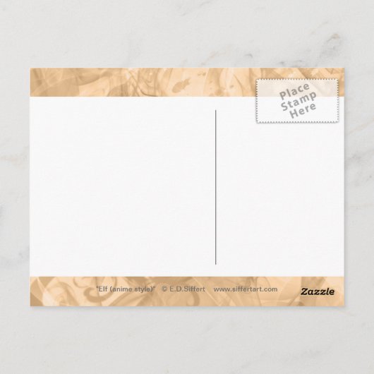 Elf (anime) postkarte (Rückseite)