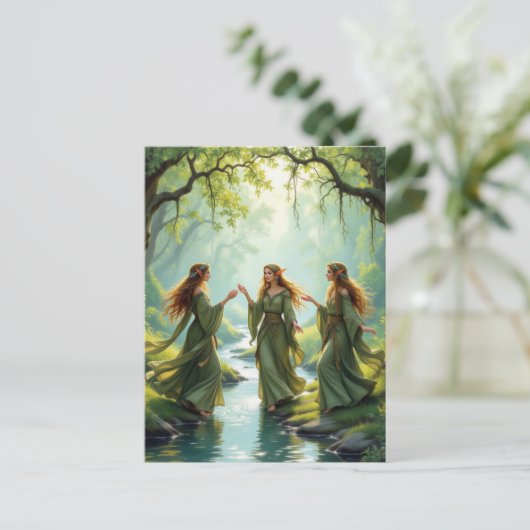 Elf Ansammlung Postkarte (Stehend Vorderseite)