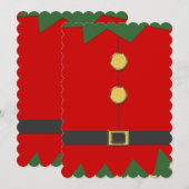 elf Anzug Einladung (Vorne/Hinten)