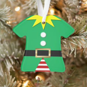 Elf Anzug Personalisiert Ornament