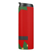 Elf Anzug Weihnachten Thermosbecher (Nach rechts gedreht)