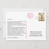 Elf Arrival Letter | North Pole Welcome Message Einladung (Vorderseite)