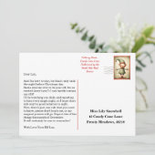 Elf Arrival Letter | North Pole Welcome Message Einladung (Stehend Vorderseite)