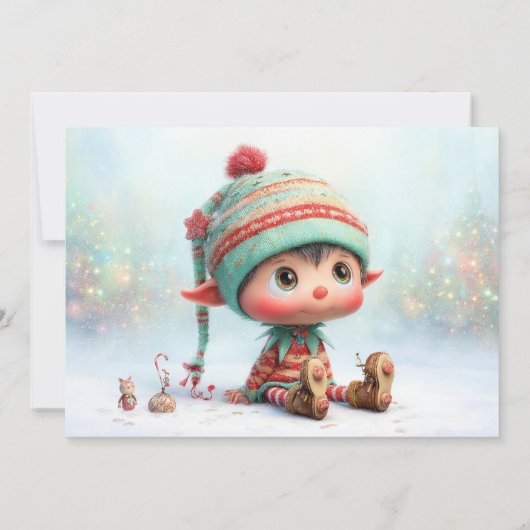 Elf Arrival Letter | North Pole Welcome Message Einladung (Rückseite)