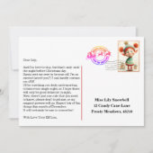 Elf Arrival Letter | North Pole Welcome Message Einladung (Vorderseite)