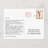 Elf Arrival Letter | North Pole Welcome Message Postkarte (Vorderseite)