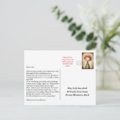 Elf Arrival Letter | North Pole Welcome Message Postkarte (Stehend Vorderseite)