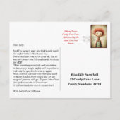 Elf Arrival Letter | North Pole Welcome Message Postkarte (Vorderseite)