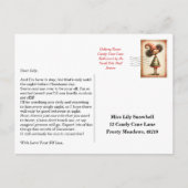 Elf Arrival Letter | North Pole Welcome Message Postkarte (Vorderseite)