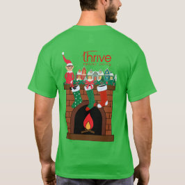 Elf auf dem Kaminsims gedeiht T-Shirt