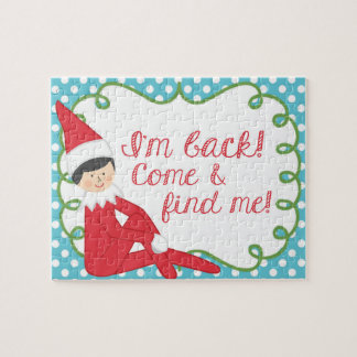 Elf auf dem Puzzlespiel Puzzle