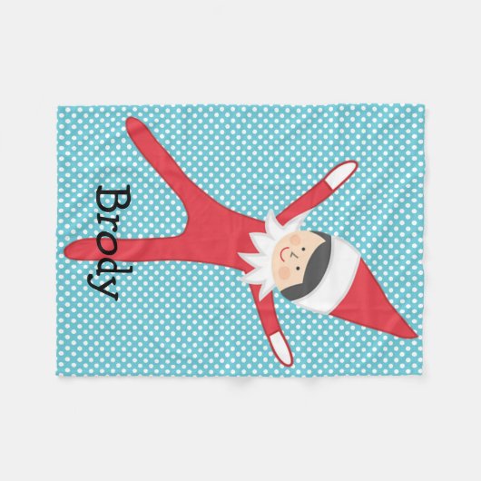 Elf auf der Decke personalisiert (Vorderseite (Horizontal))