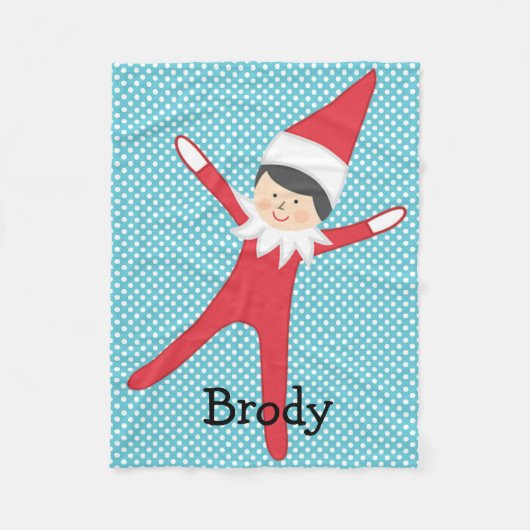Elf auf der Decke personalisiert (Vorderseite)