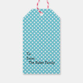 Elf auf der Geschenkmarke Geschenkanhänger (Rückseite)