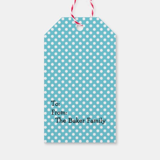 Elf auf der Geschenkmarke Geschenkanhänger (Rückseite)