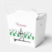 Elf auf einer Surfboard Thunder_Cove Geschenkschachtel (Rückseite)