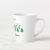 Elf auf einer Surfboard Thunder_Cove Milchtasse (Rechts)