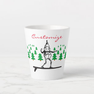 Elf auf einer Surfboard Thunder_Cove Milchtasse