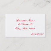 Elf auf einer Surfboard Thunder_Cove Visitenkarte (Rückseite)