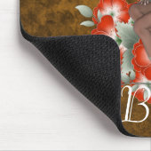 Elf auf roten Blume Design 1 Mousepad (Ecke)
