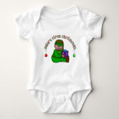 Elf Baby African American 1. Weihnachten Baby Strampler (Vorderseite)
