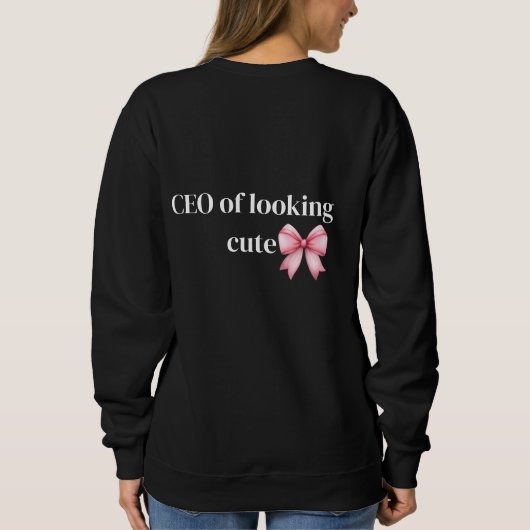 elf Besessene Coquette Sweatshirt - Ästhetische Gr (Rückseite)
