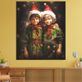 Elf Bestie Friends Leinwanddruck (Insitu (Wohnzimmer))