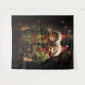 Elf Bestie Friends Wandteppich (Vorderseite (Horizontal))