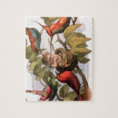 Elf Bird Niedlich Elves Tree Fairy Tale Puzzle (Vertikal)