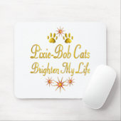 Elf-Bob Katzen erhellen mein Leben Mousepad (Mit Mouse)