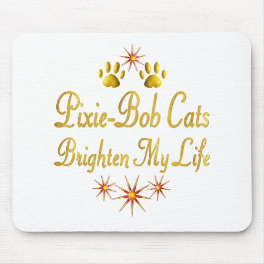 Elf-Bob Katzen erhellen mein Leben Mousepad (Vorne)
