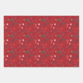 Elf Candy Schachbrett Pattern Geschenkpapier Set (Vorderseite)